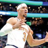 Josh Hart, jugadors de los Knicks de Nueva York.