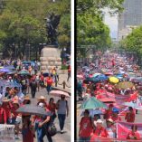 Megamarcha de maestros en CDMX, Foto: Especial