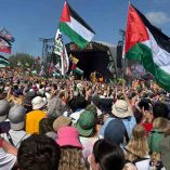 apoyo a Palestina en Glastonbury
