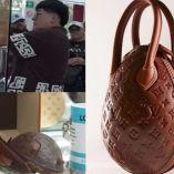 Integrante de Grupo Firme rompe lujoso huevo de chocolate Louis Vuitton de miles de pesos durante video con Berth Oh