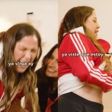 Bárbara de Regil e influencer protagonizan reto para pegar en abdomen.