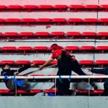 Violencia extrema ayer en la cancha de Independiente