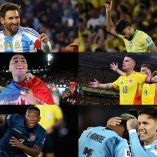 Argentina, Brasil, Uruguay, Ecuador, Colombia y Paraguay irán al Mundial 2026 en representación de Conmebol.