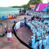 Mara Lezama, gobernadora de Quintana Roo, en su tercer informe de gobierno