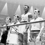 Cassius Clay, Muhammad Ali, en el pido de los Olímpicos de Roma.