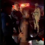 El incidente se originó por la ruptura del malacate que sostenía un contenedor.