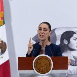 Claudia Sheinbaum en el Salón Tesorería.