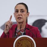 Claudia Sheinbaum en el Salón Tesorería.