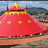 Convierten icónica plaza de toros en Tlaxcala en circo