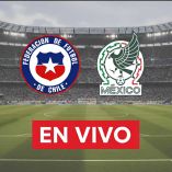 Escudos de Chile y México.