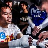 Pacquiao regresó este año a los encordados profesionales con una derrota por puntas con Mario Barrios. (Facebook/Pacquao)