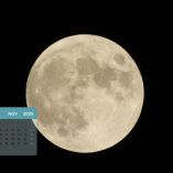 Luna llena noviembre 2025 en México