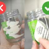 Cómo quitar las etiquetas de los frascos 