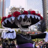 Catrina gigante para desfile de Día de Muertos en CDMX