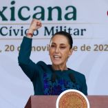 Sheinbaum en desfile por el 20 de noviembre