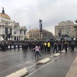 Marcha de la CNTE 'por la dignidad' ingresa al Zócalo