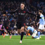 Patrik Schick celebrando su anotación.