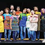 Integrantes de la puesta en escena Changarro, de Caitlin Hutchins.