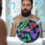 La barba puede tener bacterias, pero rasurarse tampoco es la opción más segura. Imagen hecha con IA.