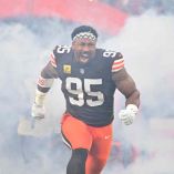 Myles Garrett lidera la NFL con 18 sacks en 12 semanas de temporada. (Reuters)