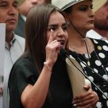 Grecia Quiroz exige justicia por el homicidio de Carlos Manzo