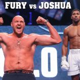 Tyson Fury y Anthony Joshua. Foto: Especial