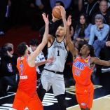 Víctor Wembanyama, estrella de los Spurs. Foto: AFP