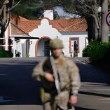 Vista al interior de la Quinta de Olivos, residencia oficial de la presidencia argentina.