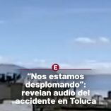 Se filtra un audio impactante de un piloto captado en plena caída de la aeronave, donde se escucha la tensión del momento y las maniobras de emergencia antes del incidente