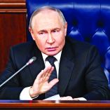 “Los objetivos de la operación militar especial se lograrán, sin ninguna duda. (Pero) preferiríamos conseguirlo por medio de la diplomacia”, Vladimir Putin, presidente de Rusia.