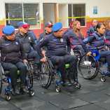 Capacitación a policías del Metro.