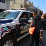 Elementos de seguridad resguardan comunidades de Ecatepec con apoyo de fuerzas federales.