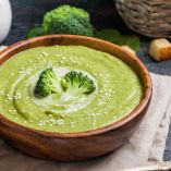 Crema de brócoli para Año Nuevo