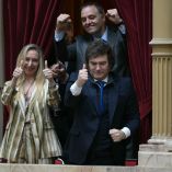 Sesión del Senado argentino durante la votación del presupuesto nacional para el año 2026.