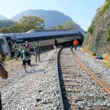 El Corredor Interoceánico del Istmo de Tehuantepec registró un evento ferroviario a la altura de Nizanda, Oaxaca, sobre la Línea Z.