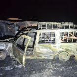 Aunque el incendio fue de gran magnitud, las autoridades informaron que no representó un riesgo para la población, ya que ocurrió en una zona despoblada.