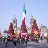 El Zócalo de la CDMX en este invierno de 2025