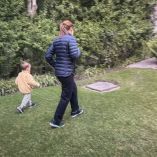 La presidenta con su nieto