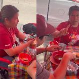 Lady Pancita se volvió viral tras comerse todo un plato de menudo y negarse a pagar, generando indignación en redes sociales.