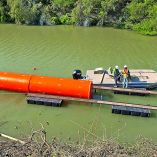 El gobierno de Estados Unidos inició la instalación de boyas a lo largo de 800 kilómetros sobre el río Bravo, para impedir el tráfico de personas y drogas.