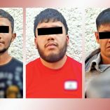 Tres detenidos pertenecientes a La Unión Tepito.