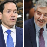 Marco Rubio y Juan Ramón de la Fuente.