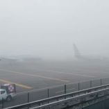 Banco de niebla en el AICM hoy 12 de enero de 2026