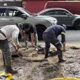 En varias ocasiones los vecinos reportaron la fuga de agua