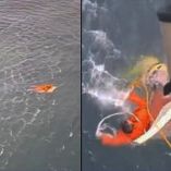 Pescador sobrevive aferrado a puerta de una nevera en Brasil