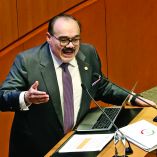 010725 MRA SENADO EXTRAORDINARIO  †Ciudad de MÈxico a 01 de Julio del 2025SesiÛn extraordinaria del senado de la rep˙blica, en donde se discutiÛ la Ley General del Sistema Nacional de investigaciÛn e Inteligencia, en materia de seguridad p˙blica, asistio, Jorge Carlos Ramirez Marin.Foto Mateo Reyes Arellano