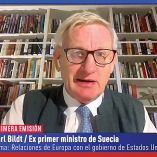 Carl Bildt, exprimer ministro de Suecia.