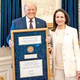 Donald Trump y María Corina Machado.