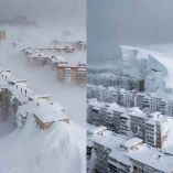 La tormenta ha dejado escenas poco habituales incluso para una región acostumbrada a inviernos duros.