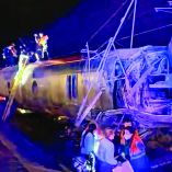 Las dos primeras unidades del Renfe salieron expulsadas tras el impacto con el tren de Iryo.